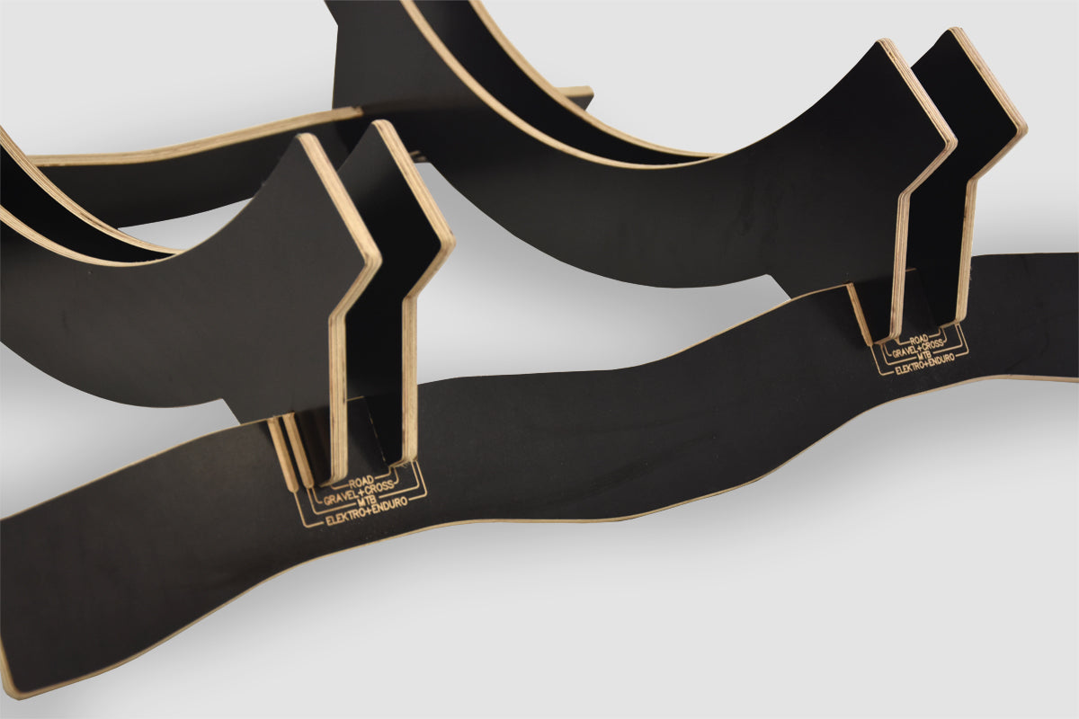 Verstellbarer Ständer für 2 Fahrräder