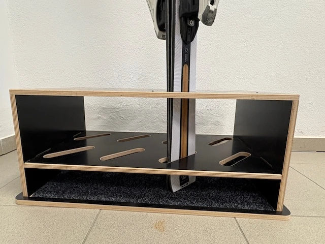 Skiständer aus Holz - 8 Paar, 61 x 33 cm