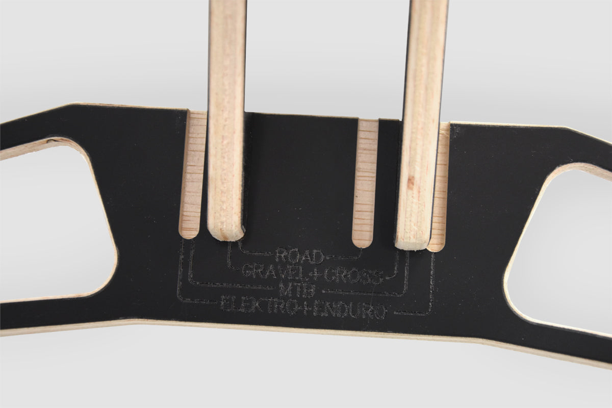 Verstellbarer Ständer für 2 Fahrräder