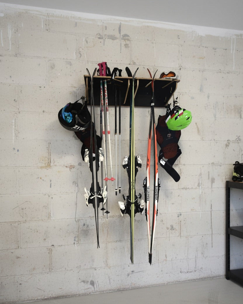 langlaufski aufbewahrung Kombinierter Skiständer für Skier, Langlaufski und Skistöcke