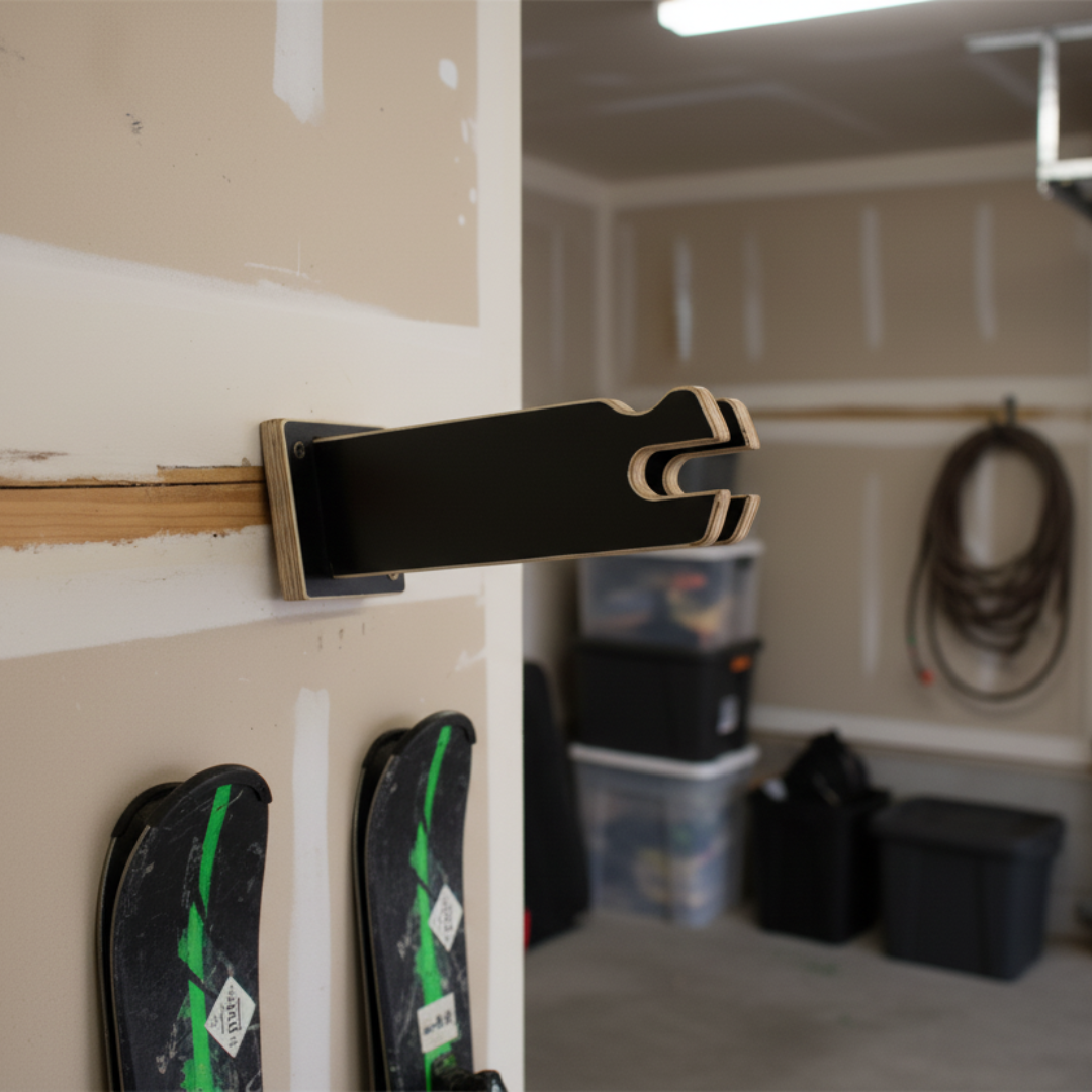 Ski Wandhalter für ein Paar Skier