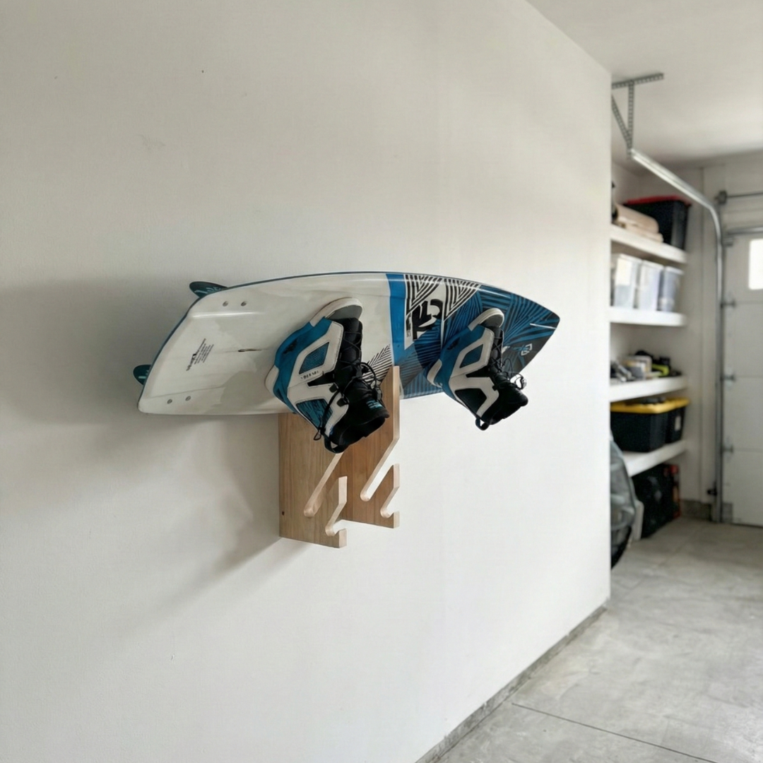 Wandhalterung für 2 Wakeboards