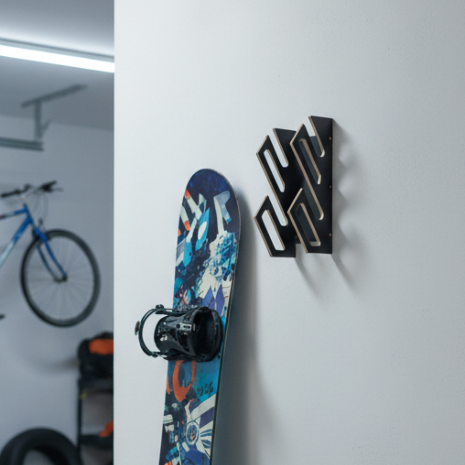 Wandhalter für 2 Snowboards oder Skateboards